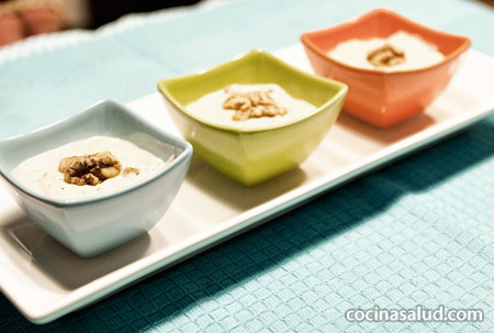 Paté de queso azul con nueces