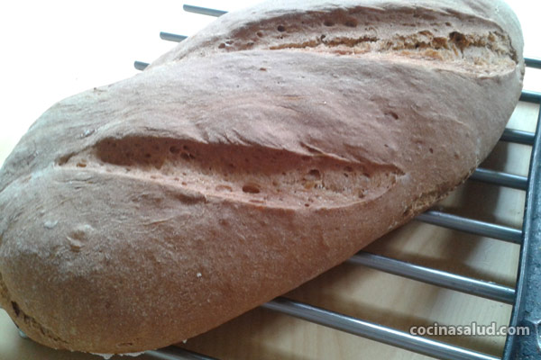 Receta de pan de espelta integral y ecológico