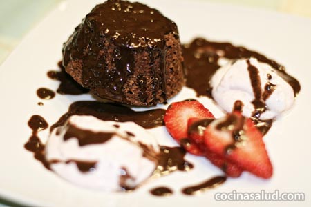 Receta de brownies de chocolate negro con nueces