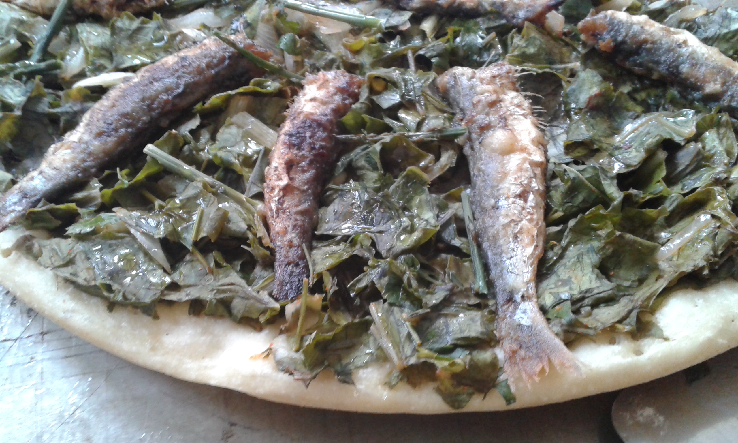 Receta de Coca de verdura con acelgas y pescado