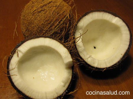 Propiedades y composición del coco
