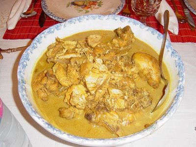 Curry de pollo