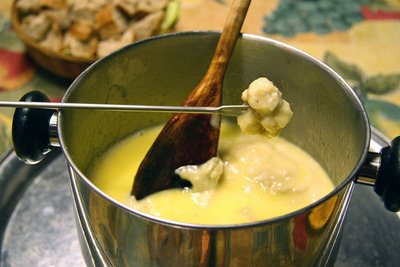 Fondue de queso – Suiza