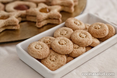 Receta de galletitas integrales de almendra