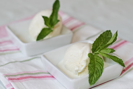 Receta de helado de yogur y limón