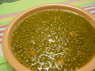 Lentejas con verduras