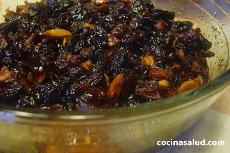 Mince pies (y su relleno) mincemeat (dulce típico navideño inglés)