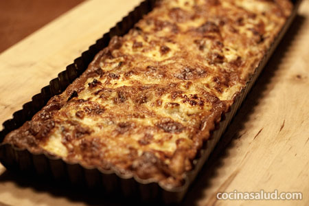 Receta de Quiche de queso y cebolla