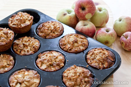 Tartitas de manzana y nueces